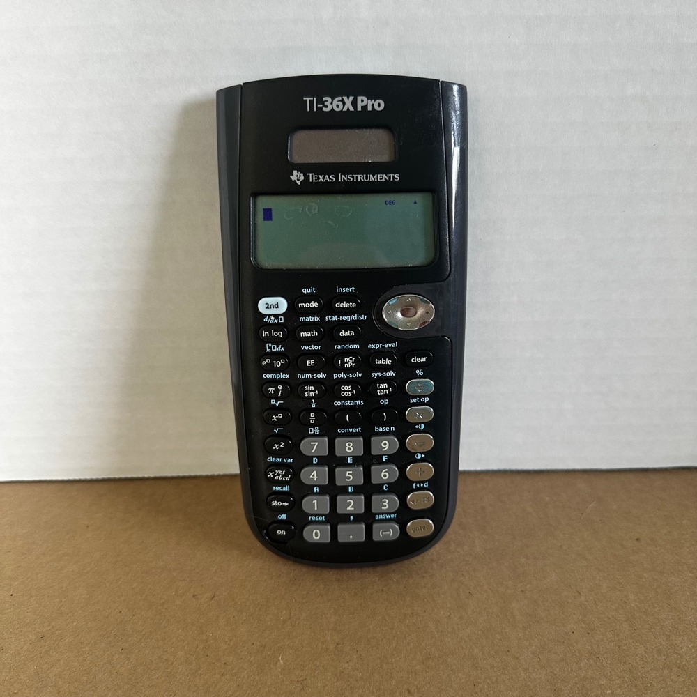 Texas Instruments TI-36X Pro Scientific Calculator Black Good MultiView STEM